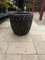 Grey pot 12” W x 12” H
