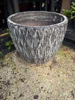 Grey pot 20” W x 17” H